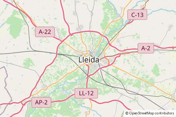 Mapa Lleida