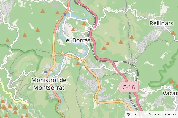 Mapa Castellbell i el Vilar