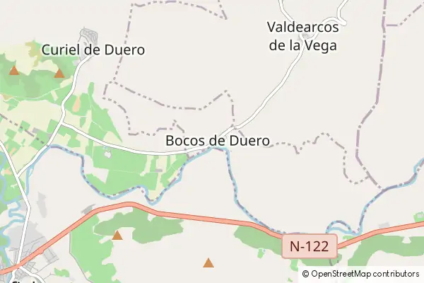 Mapa Bocos de Duero