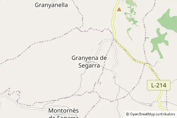 Mapa Granyena de Segarra