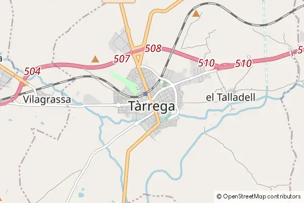 Mapa Tàrrega