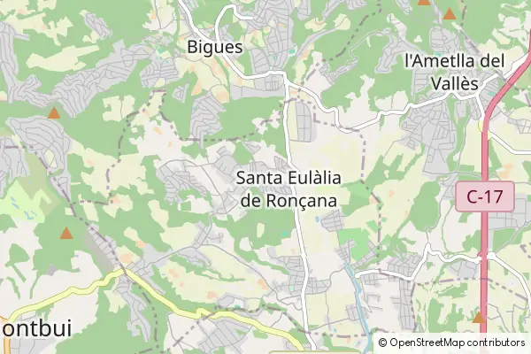Mapa Santa Eulalia de Ronsana