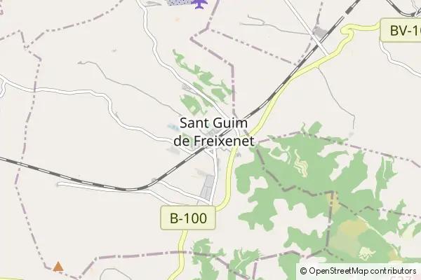 Mapa Sant Guim de Freixenet