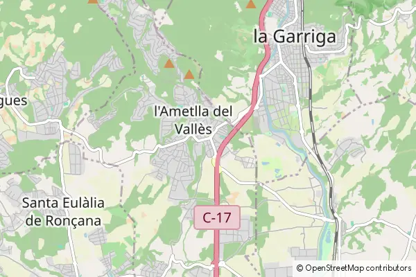 Mapa L'Ametlla del Vallès