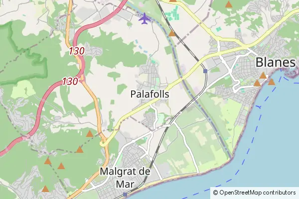 Mapa Palafolls