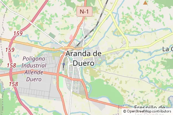 Mapa Aranda de Duero