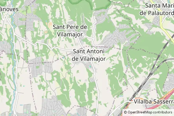 Mapa Sant Antoni de Vilamajor