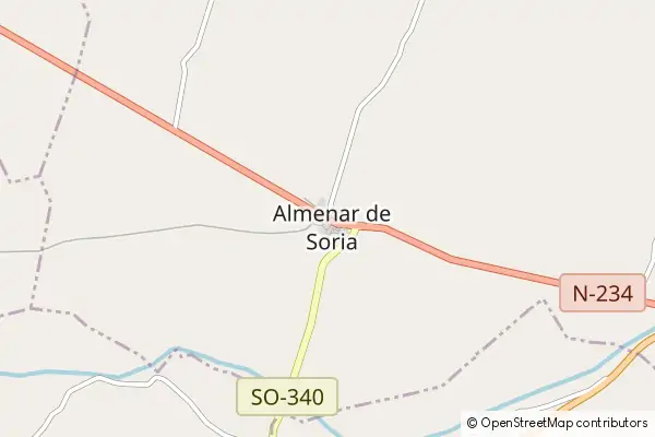 Mapa Almenar de Soria