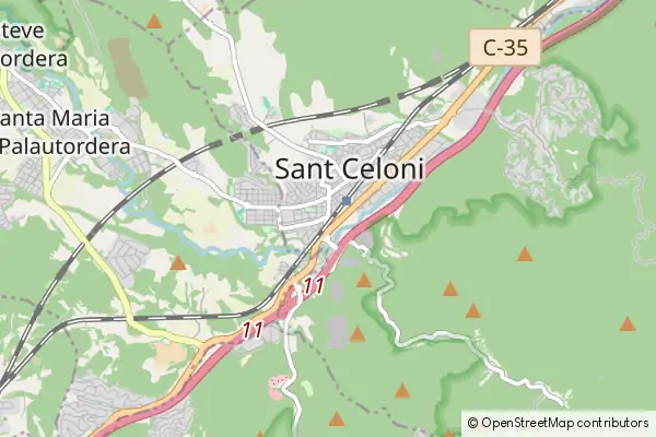 Mapa Sant Celoni