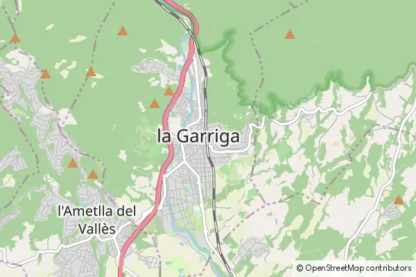 Mapa la Garriga