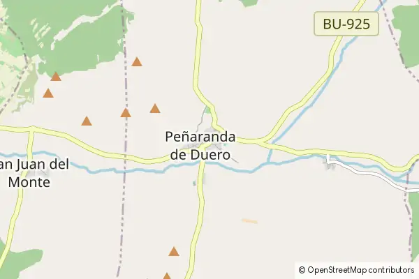 Mapa Peñaranda de Duero