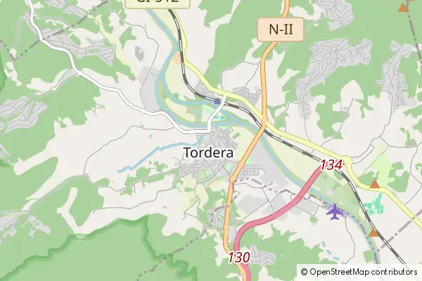 Mapa Tordera