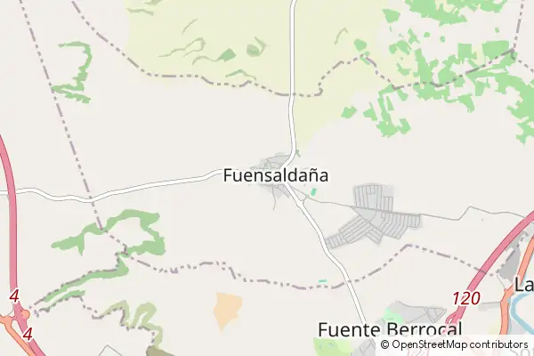 Mapa Fuensaldaña