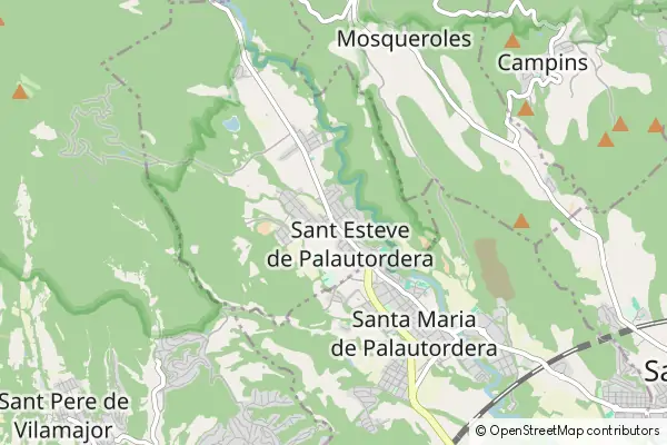 Mapa Sant Esteve de Palautordera