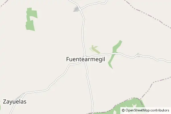 Mapa Fuentearmegil