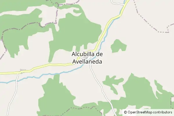 Mapa Alcubilla de Avellaneda