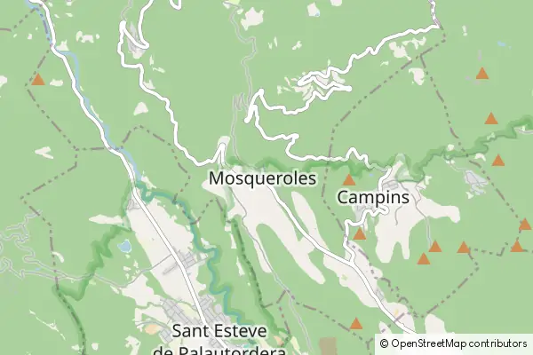 Mapa Fogars de Montclús