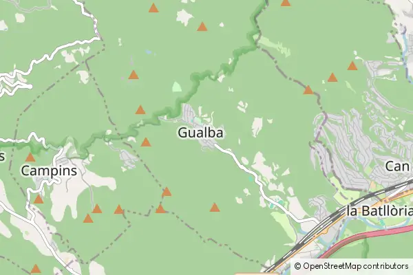 Mapa Gualba