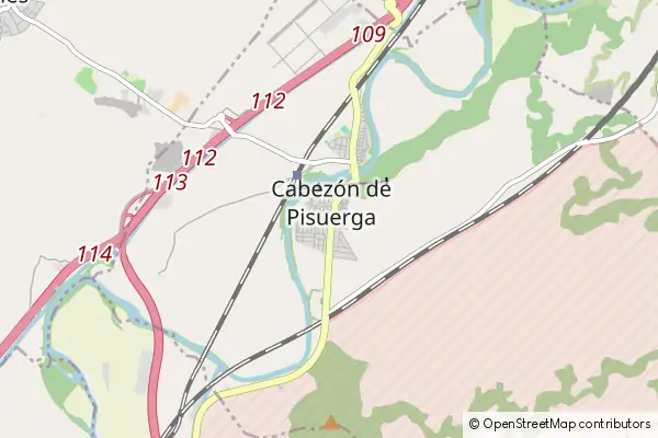 Mapa Cabezon de Pisuerga