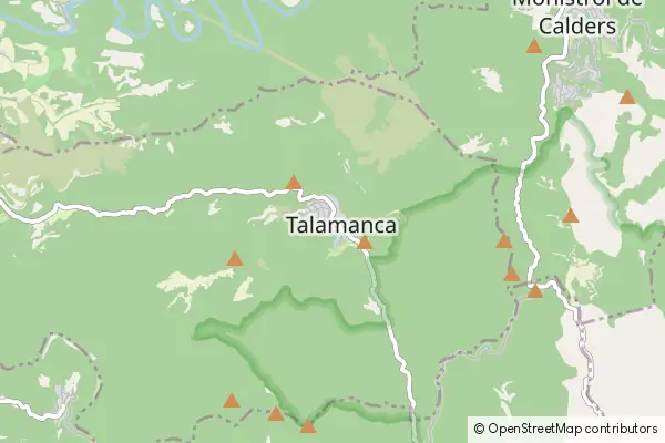 Mapa Talamanca