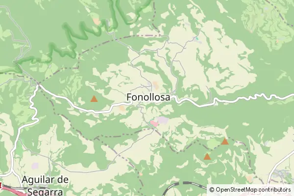 Mapa Fonollosa