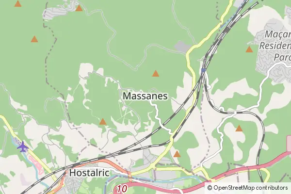 Mapa Massanes