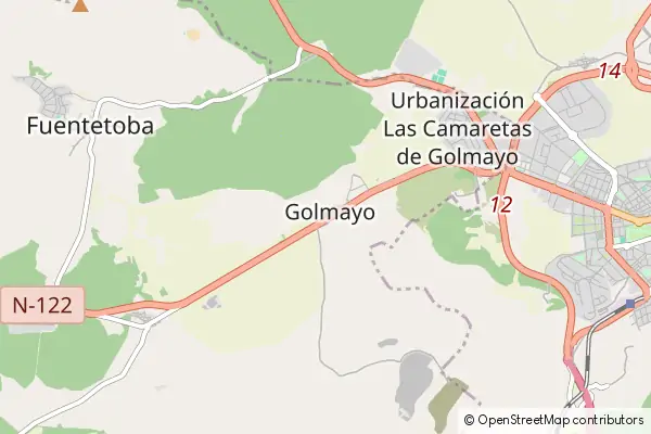 Mapa Golmayo