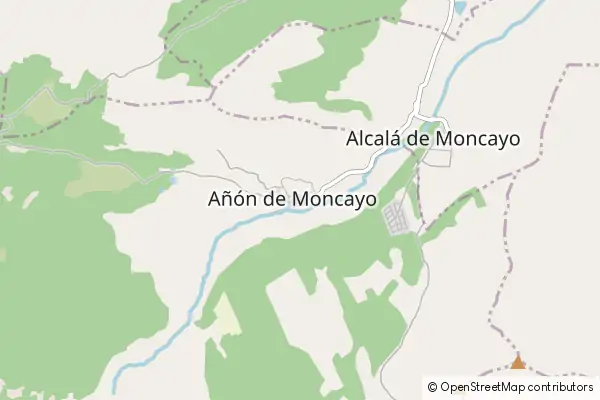 Mapa Anon de Moncayo