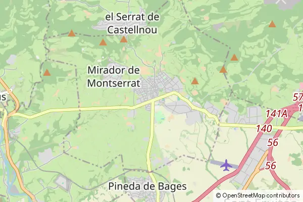 Mapa Santpedor