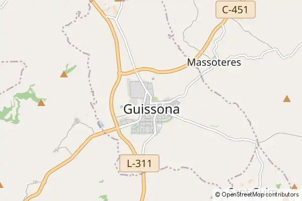 Mapa Guissona