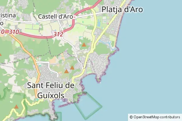 Mapa S'Agaró