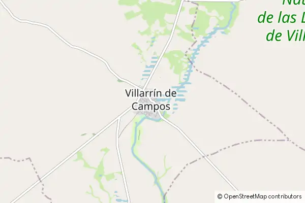 Mapa Villarrín de Campos