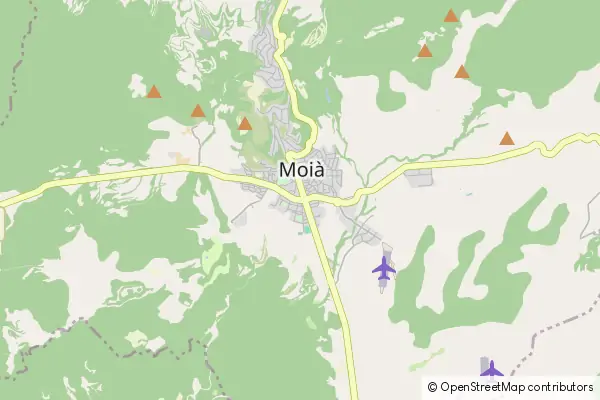 Mapa Moià