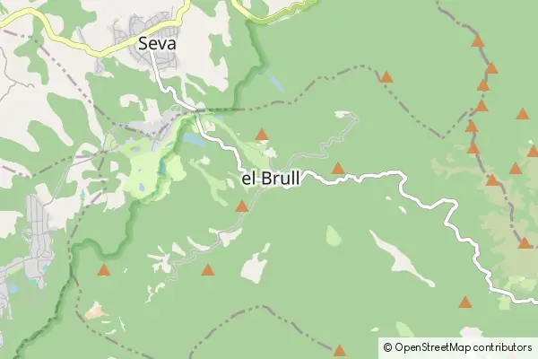 Mapa El Brull