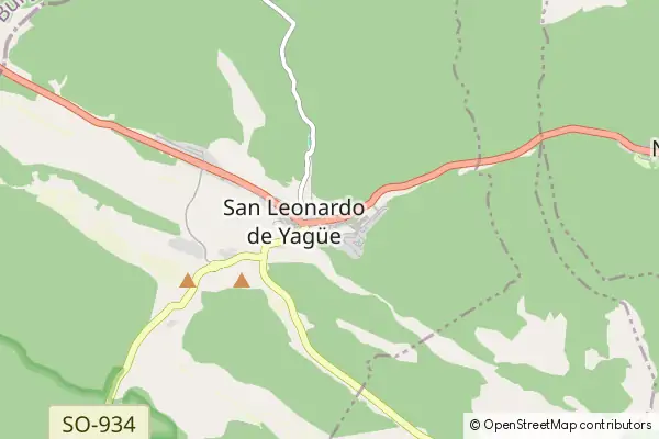 Mapa San Leonardo de Yagüe