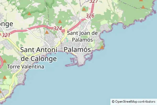 Mapa Palamós