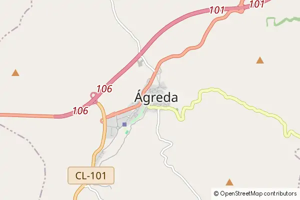 Mapa Ágreda