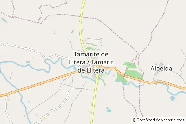 Mapa Tamarit de Llitera