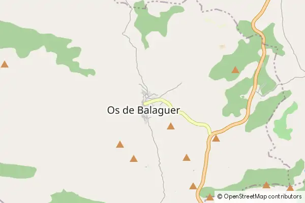 Mapa Os de Balaguer