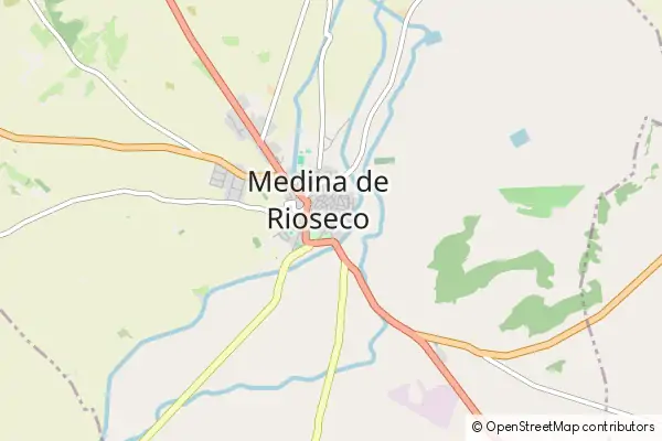 Mapa Medina de Ríoseco