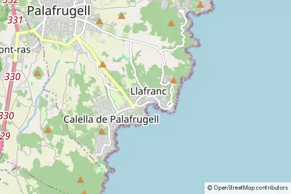 Mapa Llafranc