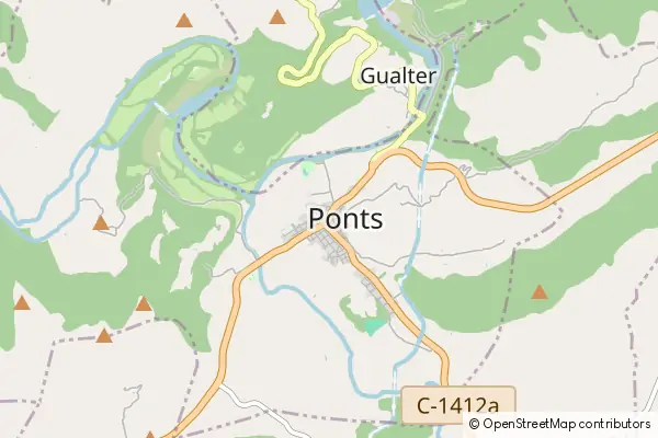 Mapa Ponts