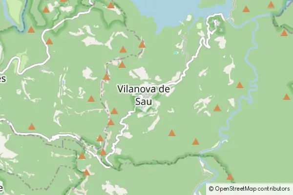 Mapa Vilanova de Sau