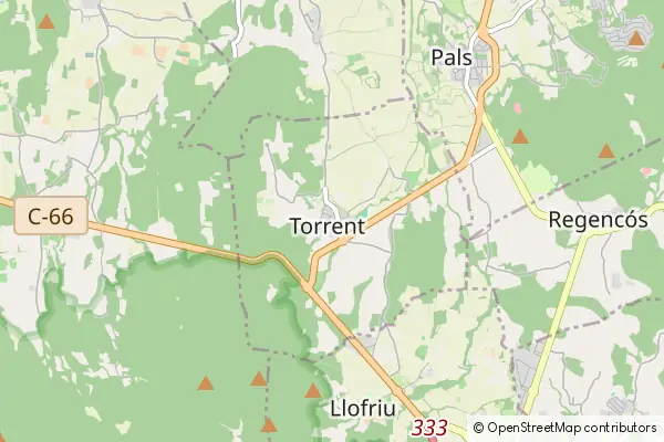 Mapa Torrent