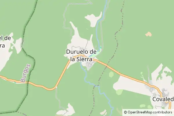 Mapa Duruelo de la Sierra