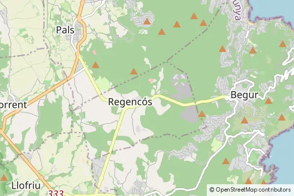 Mapa Regencós