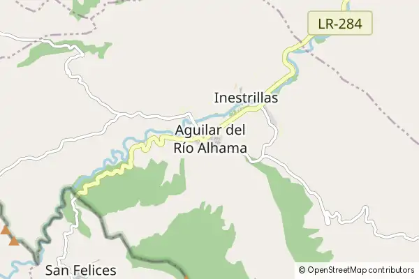 Mapa Aguilar del Río Alhama