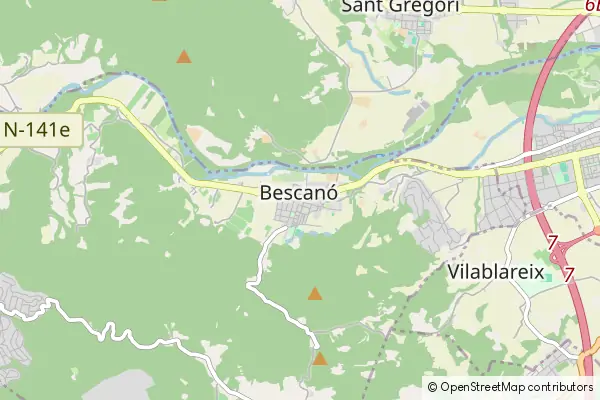 Mapa Bescanó