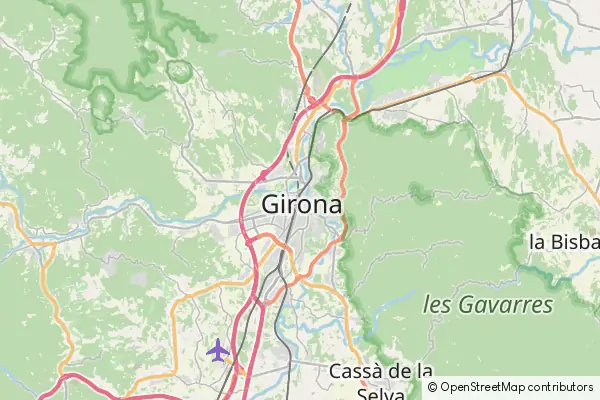 Mapa Girona