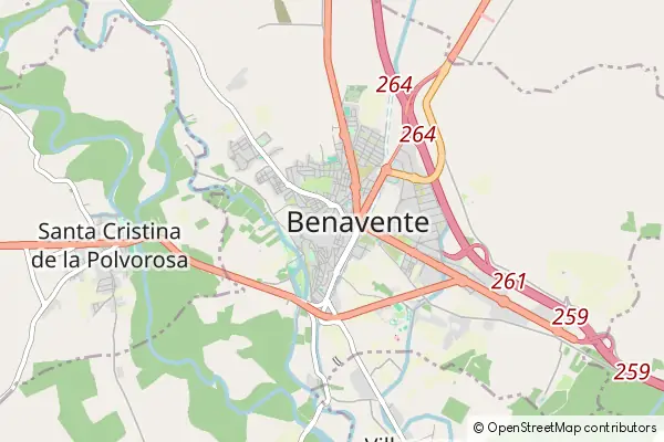 Mapa Benavente